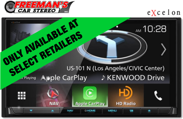 Kenwood Excelon Dnx994s - Kenwood Dnx574s In-dash Gps - 6.8" Touch Display (600x413), Png Download