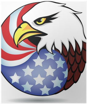 American Bald Eagle Cartoon (400x400), Png Download