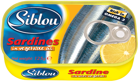 Fish Type - Sardines - Sardine Siblou (475x415), Png Download