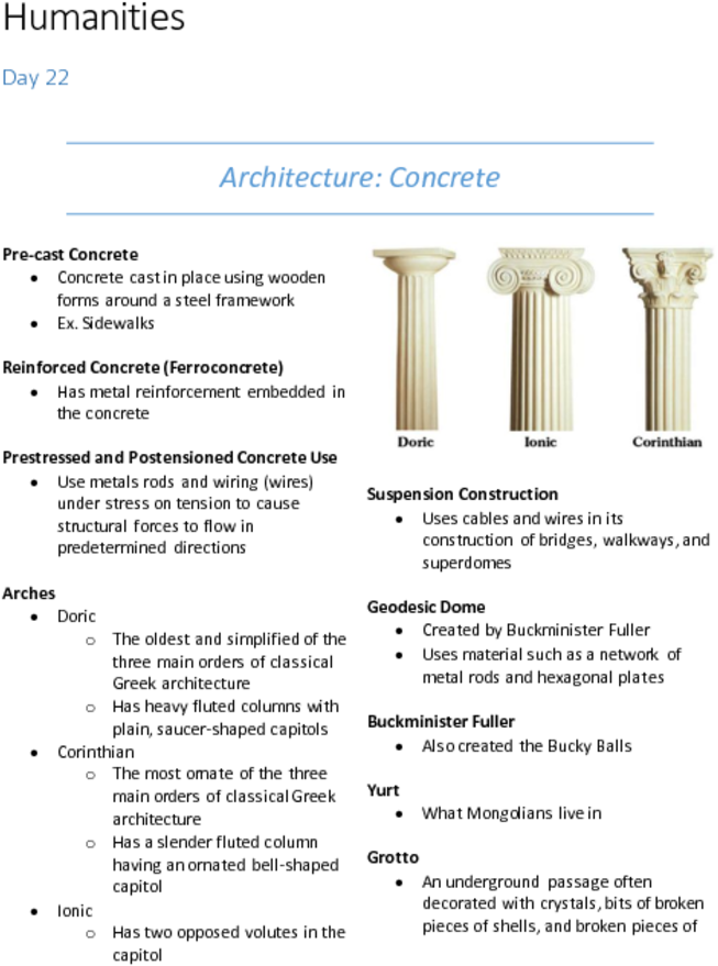 Concretepre-cast Concrete Concrete Cast In Place Using - Greek Columns (850x1100), Png Download