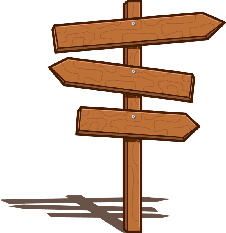 Imágenes De Carteles De Madera - Animada Carteles De Madera Png (778x800), Png Download