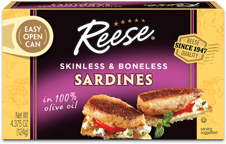 Skinless Boneless Canned Sardines (500x335), Png Download