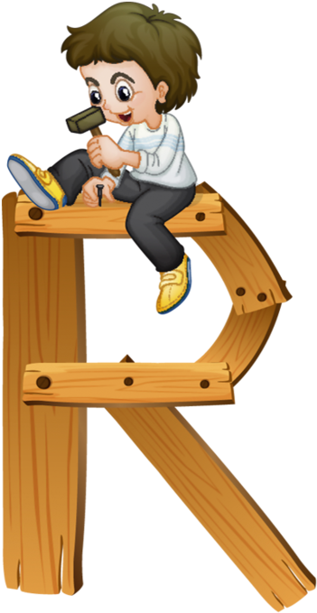 B *✿* Alfabeto Para Niños, Letras Decoradas, Etiquetas, - Imagen De La Palabra Work (525x700), Png Download