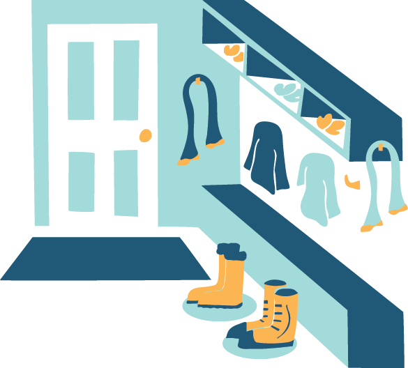 Winter Hacks - Clothing (585x528), Png Download