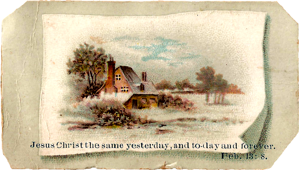 This Is A Pretty Digital Scrap I Created From A Little - Country Scene With Scripture (1184x747), Png Download