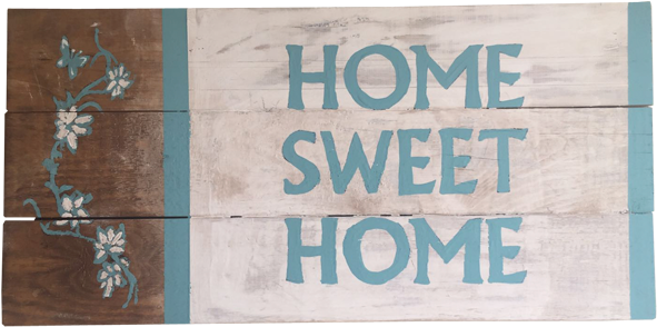 Cartel De Madera Home Sweet Home - Carteles Home Sweet Home (600x600), Png Download
