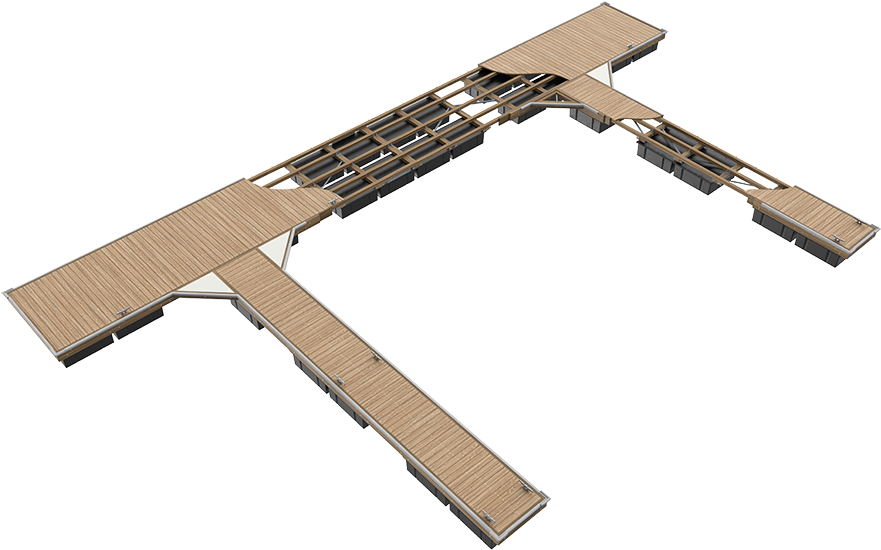 Unideck Timber Dock - Assault Rifle (1024x576), Png Download
