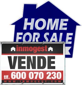 Carteles Para Inmobiliarias Ecoimpresion - Real Estate (350x350), Png Download