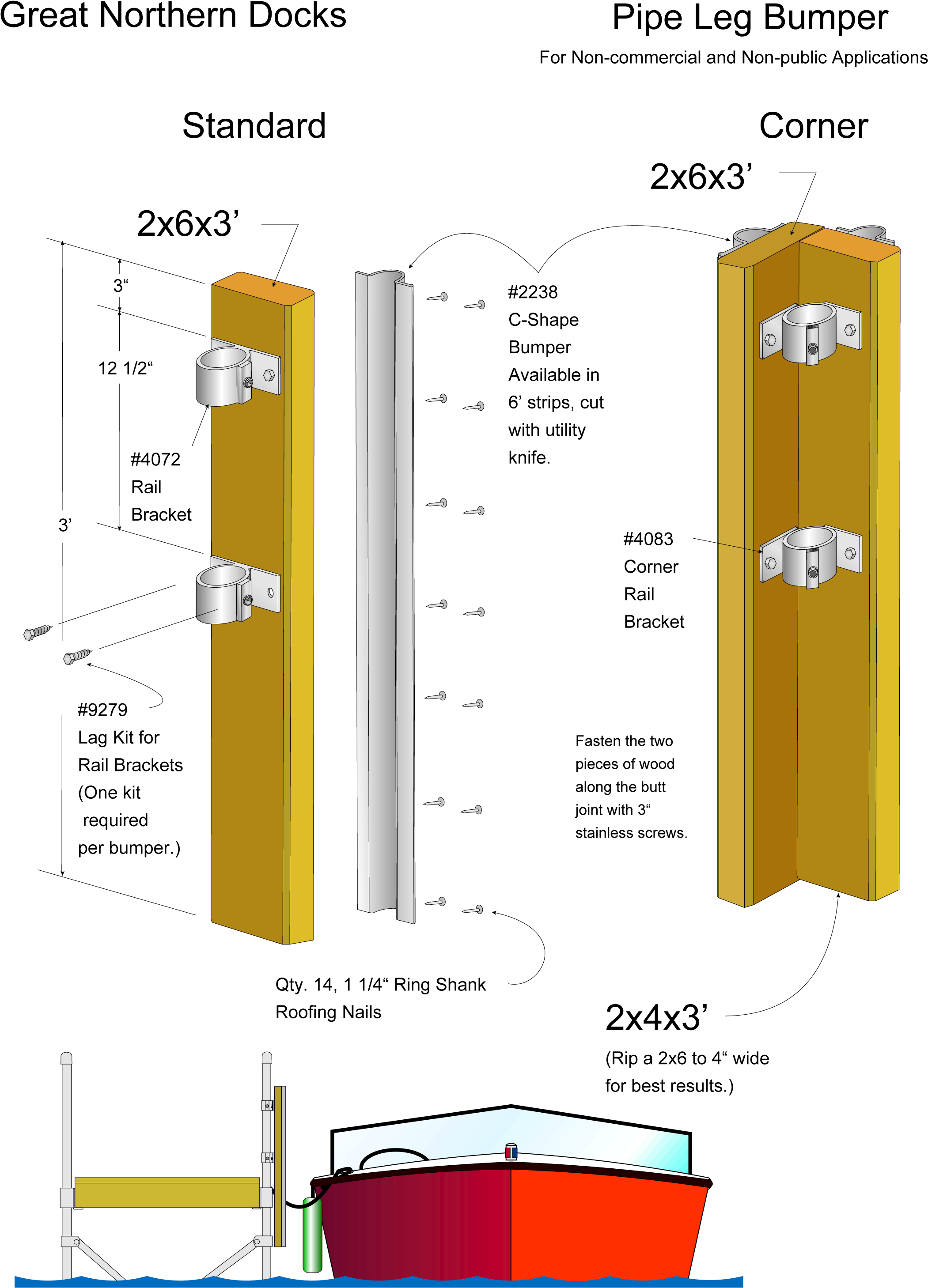 These Free Plans For Wood Dock Sections Are Ideal For - Diagram (2268x2965), Png Download