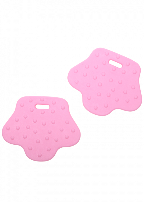Teether Feet - Material - Tpe - Baby Pink - 70 Mm - - 70 Mm Film (480x681), Png Download
