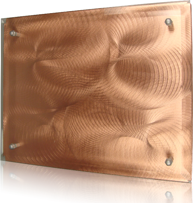 Bronze Swirl Plaque - Plywood (726x708), Png Download