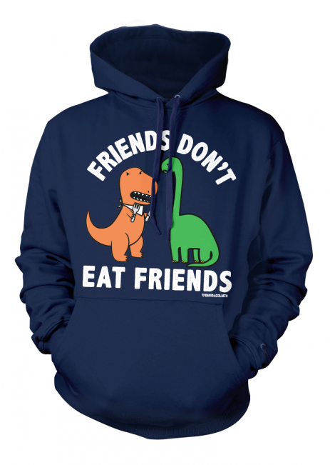 David And Goliath Eat Friends Hoody - Save The Chubby Unicorns Hoodie (650x650), Png Download