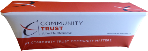 6ft Dj Stretch Table Cover - Tablecloth (500x600), Png Download