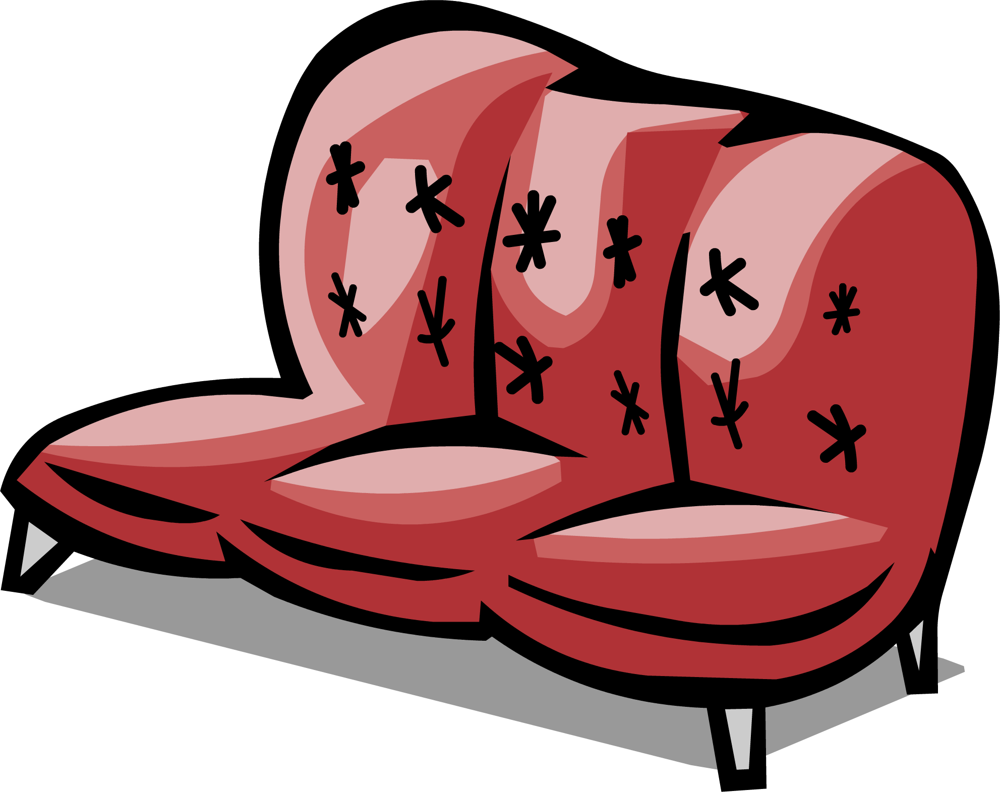 Coffee Couch Sprite 002 - Couch (1983x1571), Png Download