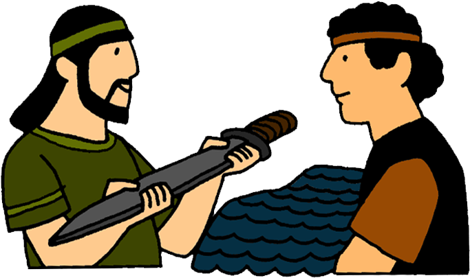 5 Jonathan Helps David Escape - Jonathan And David S Friendship (720x497), Png Download