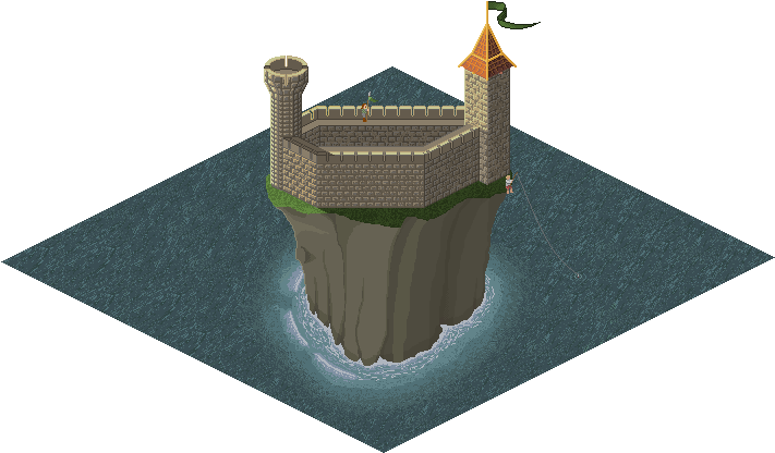 Lost Medieval Castle - Castle (738x441), Png Download