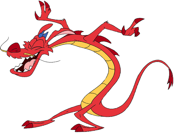 Mushu Png Photo - Mulan Mushu Png (580x445), Png Download