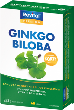 Revital Ginkgo Biloba Forte - Ginkgo Biloba Forte (350x350), Png Download