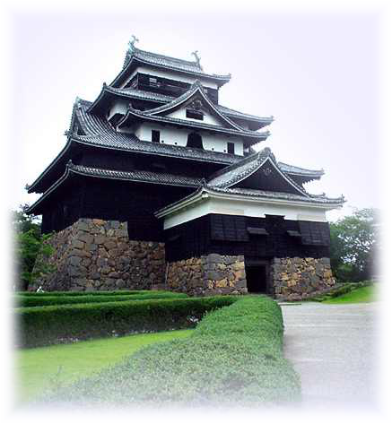 Nicknamed The "black Castle" Or "plover Castle\ - Matsue Castle (437x473), Png Download