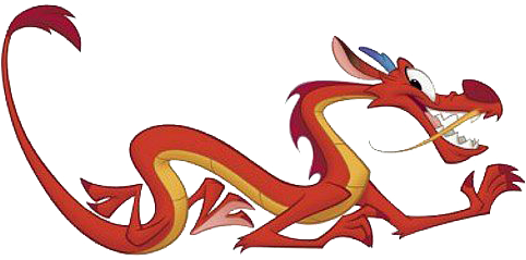 Mushu Png Image With Transparent Background - Dragon Mushu (495x252), Png Download