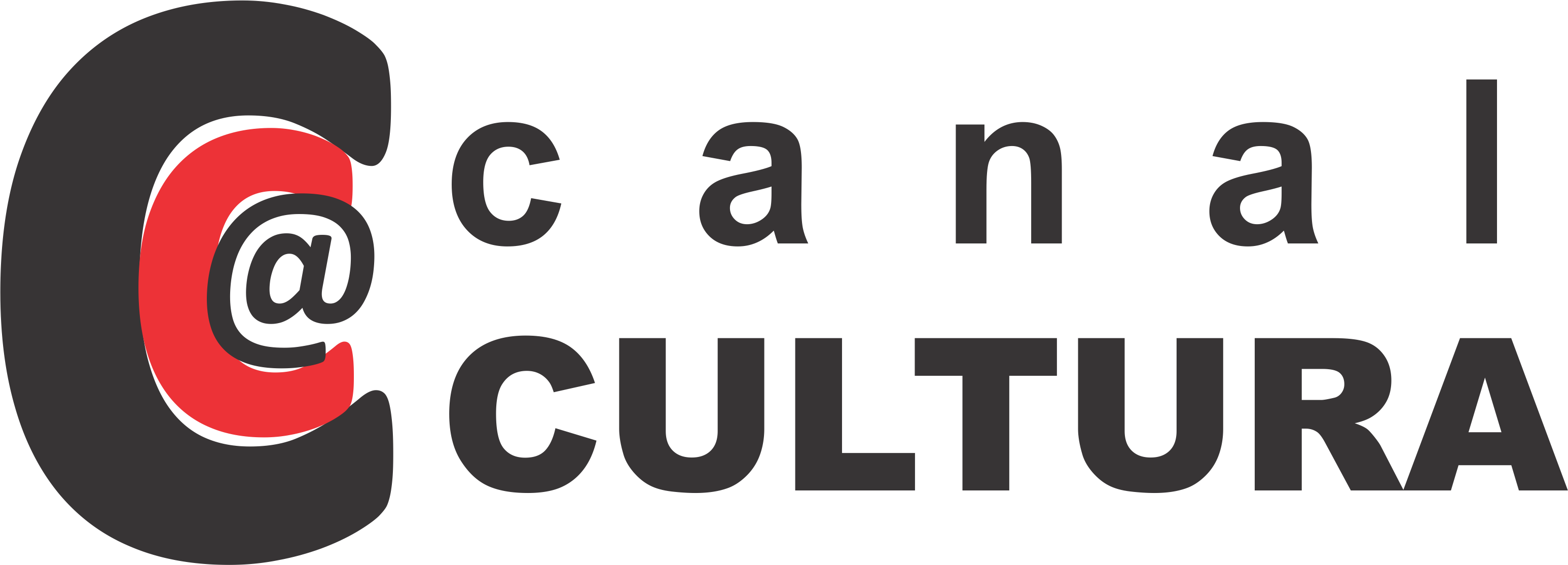 Logo Canal Cultura H Negro Png - Black-and-white (3093x1114), Png Download