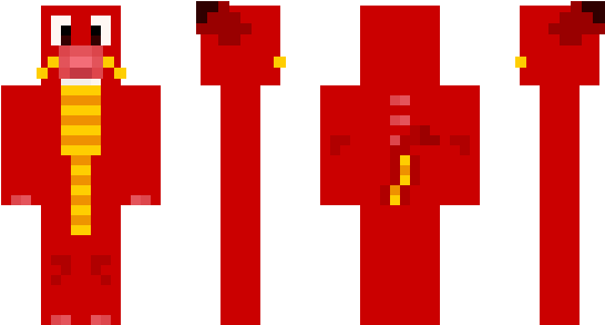 Minecraft Skin Mushu - Minecraft (600x348), Png Download