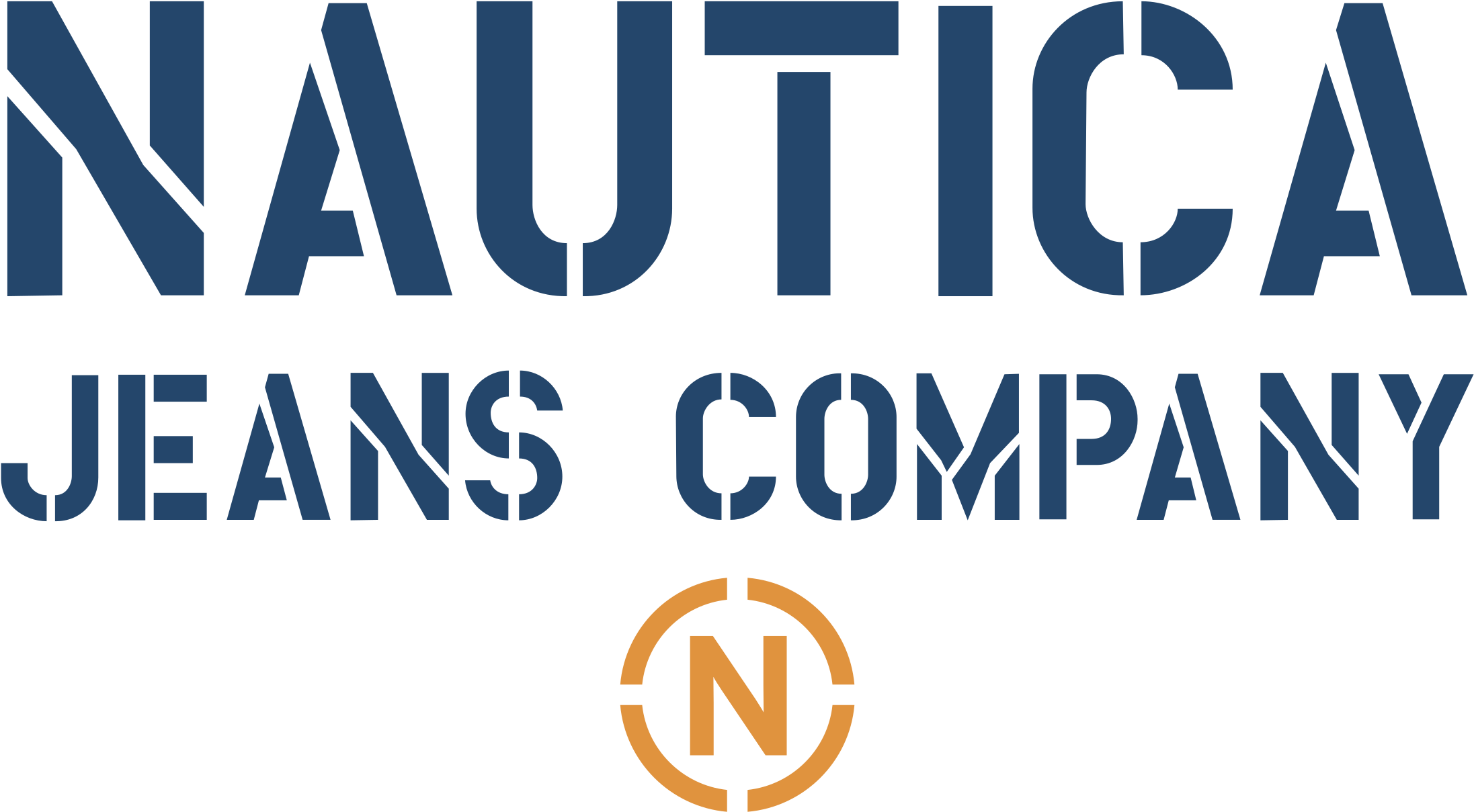 Nautica Jeans Company Logo Png Transparent - Nautica Jeans Company Logo (2400x2400), Png Download