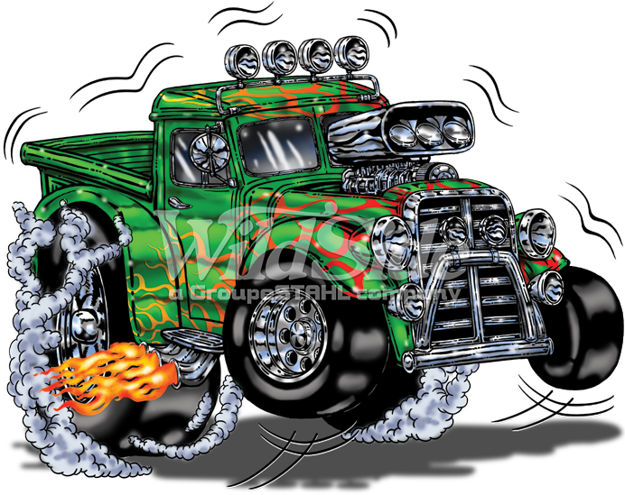 Cartoon Truck - Off-road Vehicle (709x709), Png Download