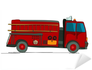 Camion De Bombero Animado (400x400), Png Download