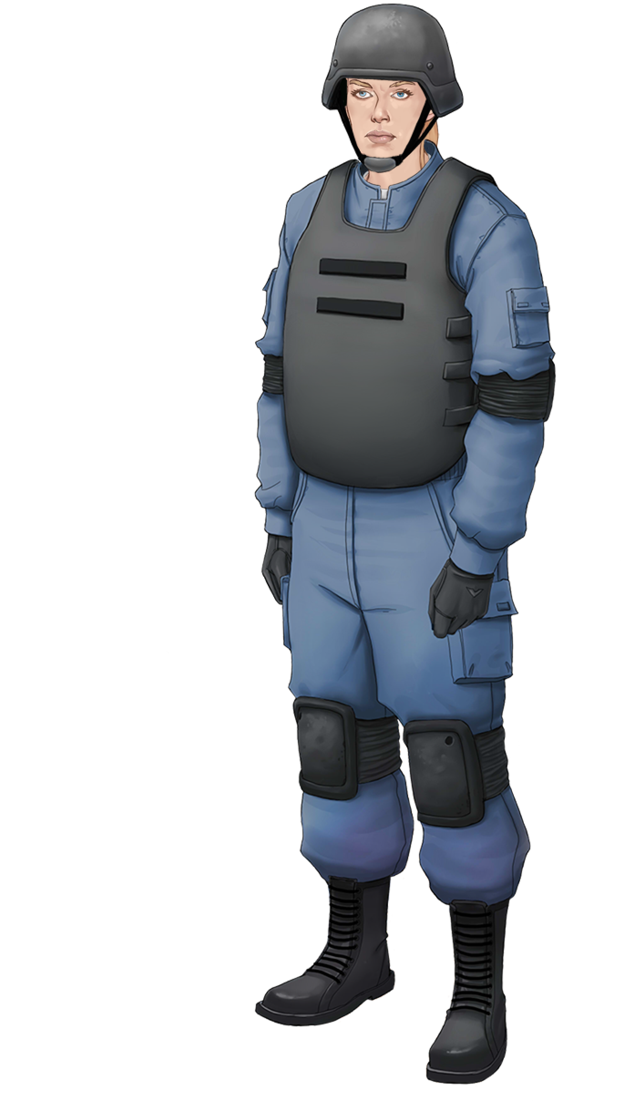 Com/devimages/female Basic - Xenonauts Soldiers (856x1450), Png Download