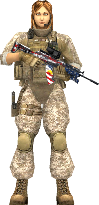 Soldier 8 Img - Rush Team (350x720), Png Download