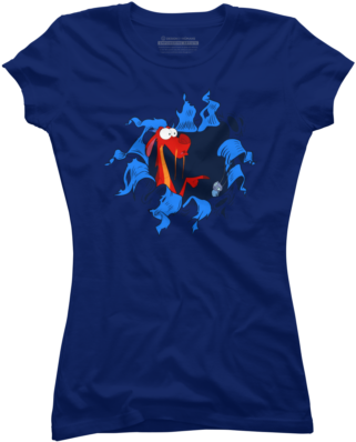 Uh Oh Mushu $26 - Shirt (480x480), Png Download