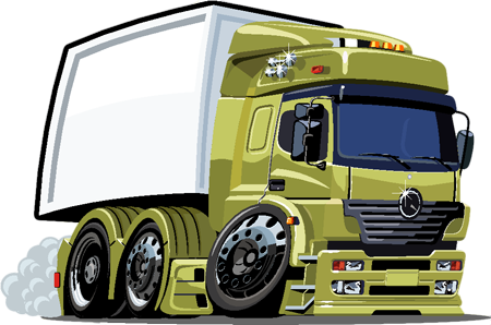 Berza Tereta I Transporta - Christmas Truck (450x298), Png Download