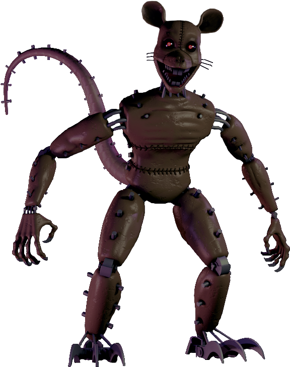 Monster Rat - Five Nights At Candy's 3 Rat (768x768), Png Download