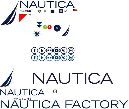 Photo Gallery - Nautica Nad17512g Silicone Blue Men's Analog Watch (500x425), Png Download