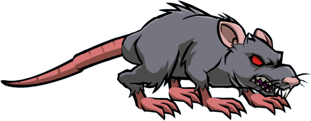 Giant Rat - Rat (640x246), Png Download