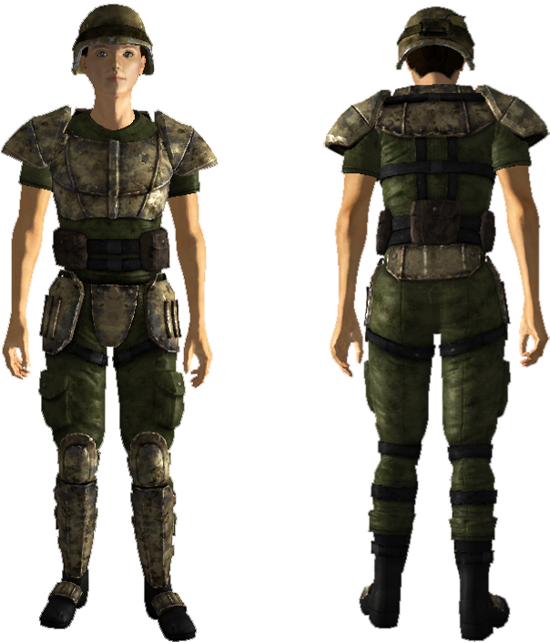 Female Armor, See No Assets Here - Fallout (900x720), Png Download