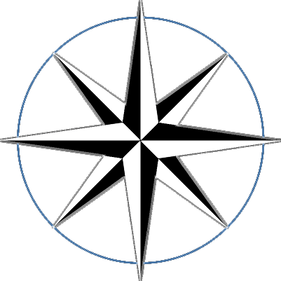 Logo Nautica Llevant - Compass Rose (401x401), Png Download