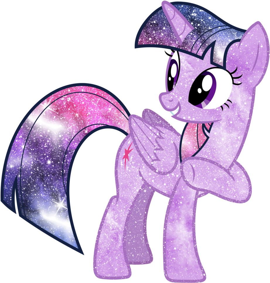 #1098358 - Alicorn, Artist - Digiradiance, Artist - - Twilight Sparkle Galaxy (1024x1024), Png Download