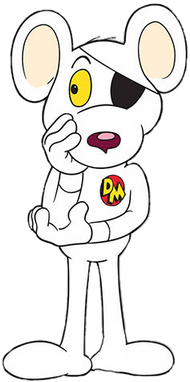 Danger Mouse Thinking - Cardboard Cutouts: Danger Mouse - Mini Cutout Included, (400x400), Png Download