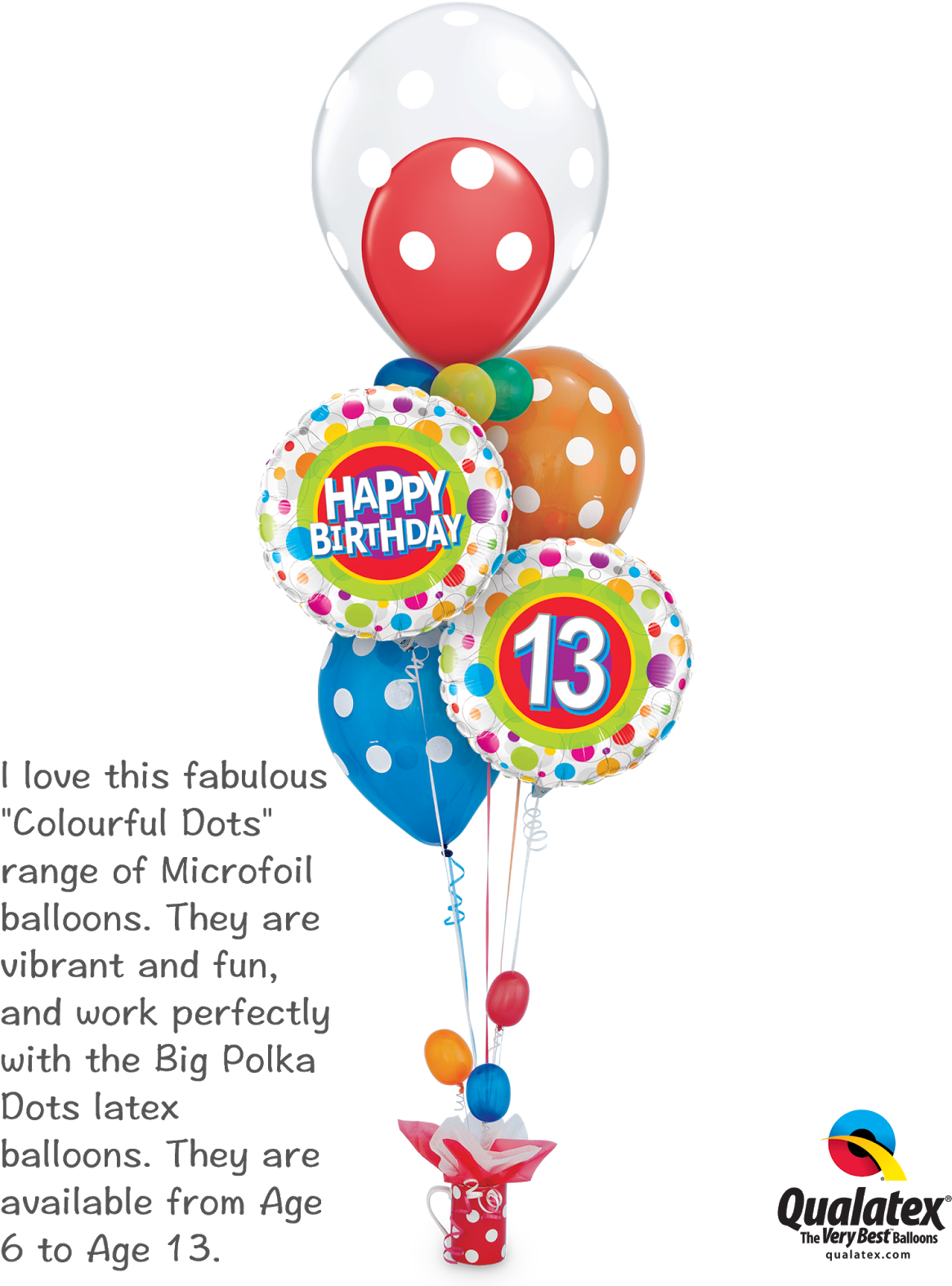 If You Have Not Seen The Fabulous 2017 Qualatex Autumn - Happy Birthday Colourful Dots Round Foil Balloon (46 (1200x1600), Png Download