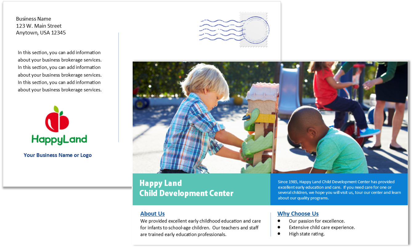 Cco Child Care Postcard Template 1 Sample 3 Front And - Getting It Right In Reception By Neil Farmer (1342x806), Png Download