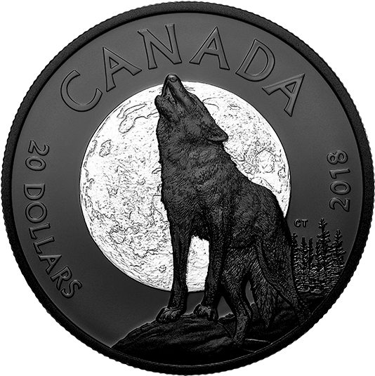 Pure Silver Coin - Nocturnal By Nature Series Mint (570x570), Png Download