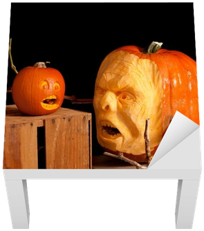 Halloween Jack O Lantern Pumpkin Carving Very Detailed - Cool Pumpkin Carving Ideas Simple (400x400), Png Download