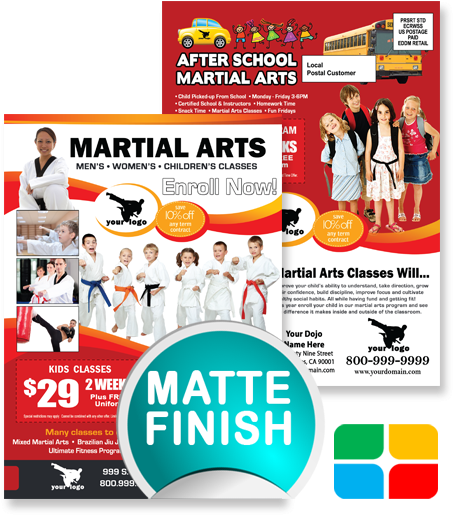 Eddm Template - Flyer (495x530), Png Download