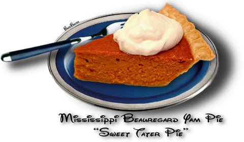 A Yam Pie Recipe, Made With Butter, Yams, Vanilla, - Yam Pie (480x279), Png Download