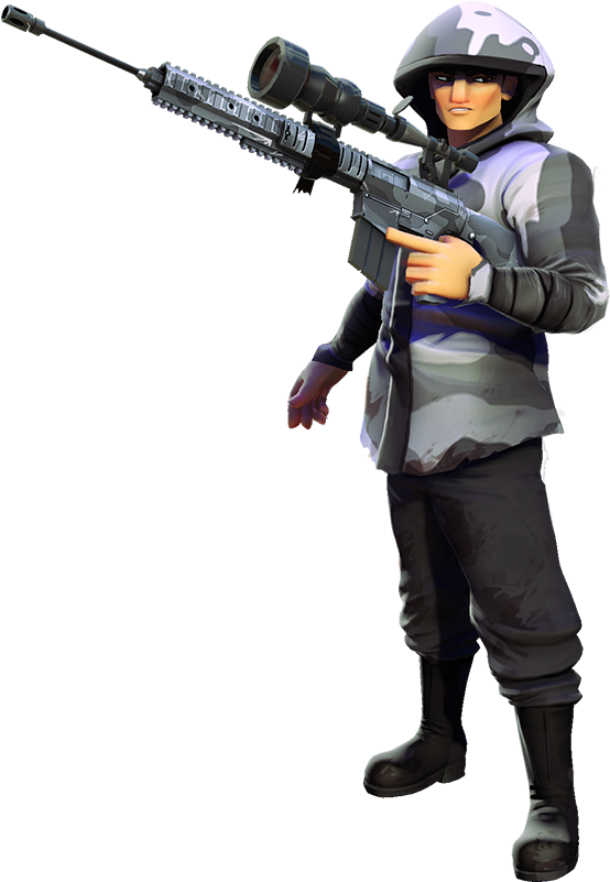 Human Legendary Lonewolf - Assault Rifle (800x800), Png Download