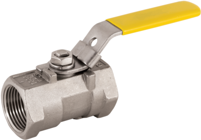 Threaded Stainless Steel Ball Valve With Reduced Port - Ball Valve 1000 Wog (479x357), Png Download