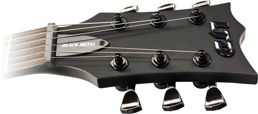 The Ltd Black Metal Series Are Guitars That Are Comparable - Ltd Ec Black Metal (1200x431), Png Download