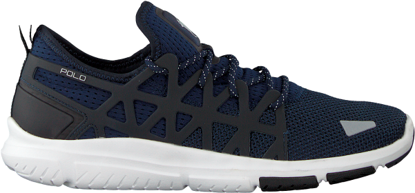 Polo Ralph Lauren Blue Polo Ralph Lauren Sneakers Train200 - Shoe (600x600), Png Download